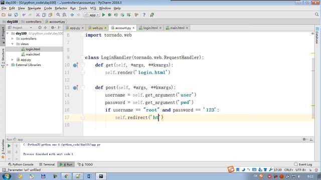 python全栈3 day100 02 Tornado基本操作（一） смотреть онлайн