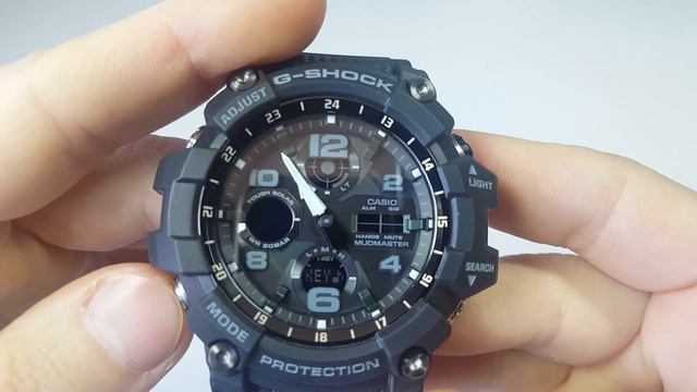Настройка CASIO G-SHOCK GWG-100-1A. Setting