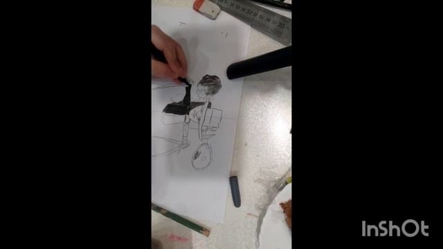 сегодня мы будем рисовать из маркера и карандаша одна сторона маркер другая карандаша skibidi титан смотреть онлайн