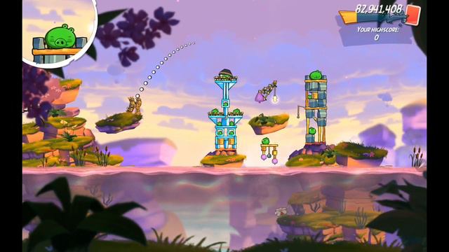 Angry Birds 2 AB2 Mighty Eagle Bootcamp (MEBC) - Season 21 Day 33 (2 Bubbles) смотреть онлайн