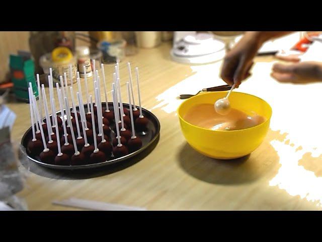 Как сделать Кейк попсы(cake pop, make cake pops, cake pops tutorial) своими руками - Я - ТОРТодел! смотреть онлайн