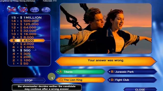 Custom "Who Wants To Be A Millionaire" Game - own questions смотреть онлайн