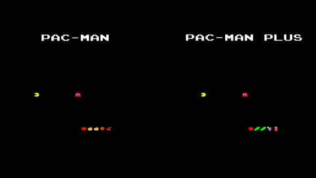 Pac-Man and Pac-Man Plus Intermission Comparison смотреть онлайн