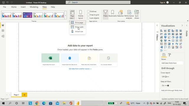 Page View In Power BI & How to Enable Scroll bar In Power BI @nareshbhagmal смотреть онлайн