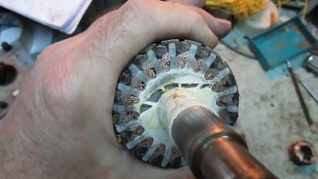 BOSCH стиралка. Ремонт-перемотка эл.мотора стиралки BOSCH.