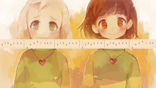 Undertale - His Theme [Guitar Tabs] смотреть онлайн