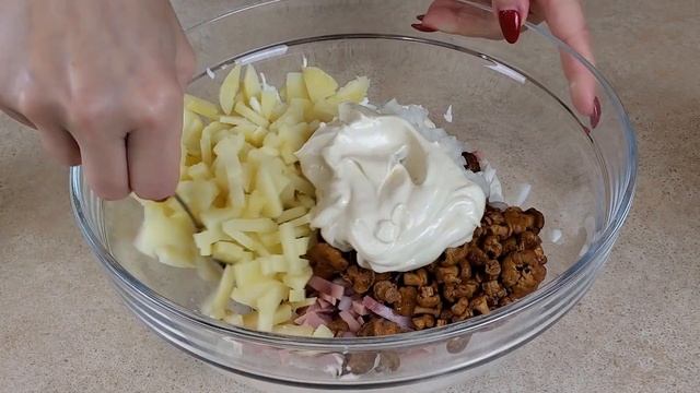 Салат ,,ГНЕЗДО,, вкусный и оригинальный смотреть онлайн