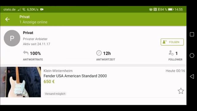Wie ich Fender Gitarren bei Ebay kaufe! смотреть онлайн