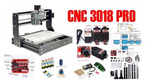 Гравировально - фрезерный станок CNC 3018 PRO сборка