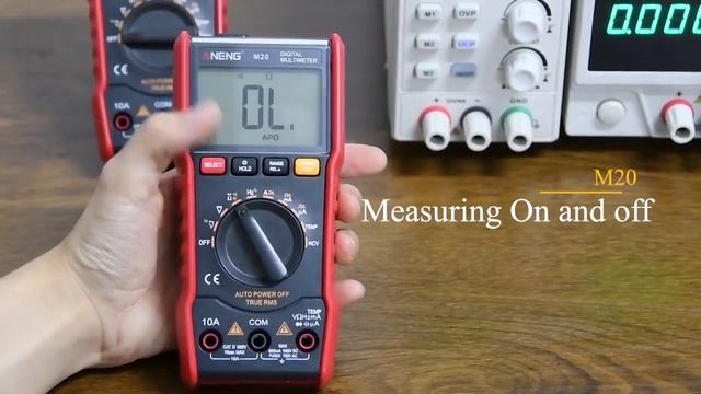 ANENG M20 Digital Multimeter 6000 counts tester esr meter multimetro analogico digital profissional смотреть онлайн
