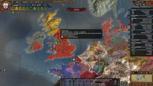 Portugal 22 - Aragon Gives Up The Goods - EU4 Achievement Run смотреть онлайн