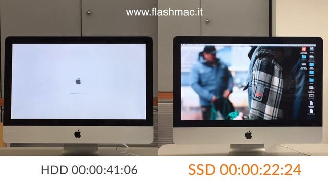 iMac SSD vs HDD - Test Avvio | iMac Boot Speed with SSD смотреть онлайн