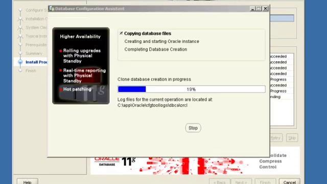 Installation of Oracle 11g Personal Edition on Windows 7 смотреть онлайн