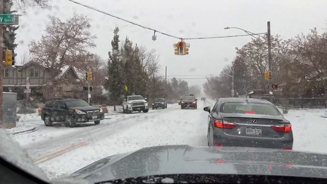 Rivian R1S First Drive In The Denver Snow! - 22s Are A Little Slippy! | Rivian Dad