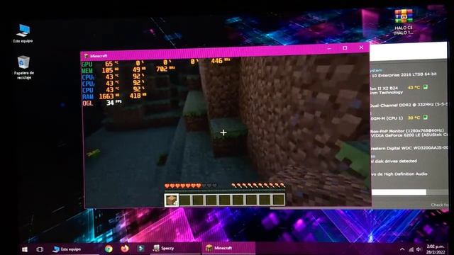 prueba de rendimiento pc del 2008 en pleno 2022 AMD ATHLON II CON 3GB DE RAM JUGANDO MINECRAFT! VLO смотреть онлайн