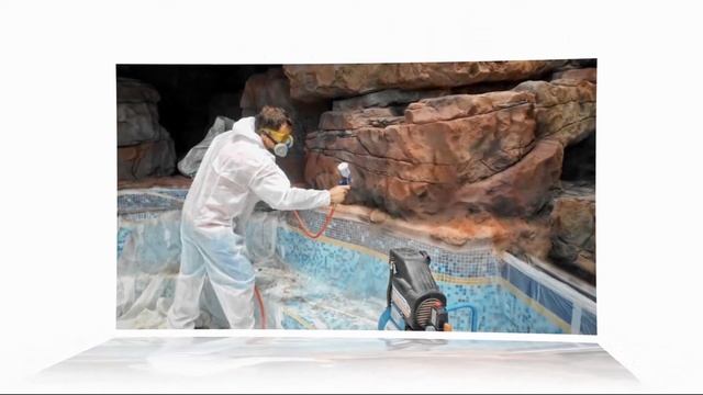 Технология Покраски Искусственного Камня на Водопаде. Арт-бетон. #Искусственныйкамень смотреть онлайн