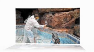 Технология Покраски Искусственного Камня на Водопаде. Арт-бетон. #Искусственныйкамень