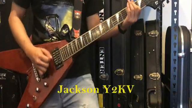 [EZGUITARS.NET] MEGADETH Jackson signature guitars Dave Mustaine KV1 Y2KV Ellefson demo смотреть онлайн