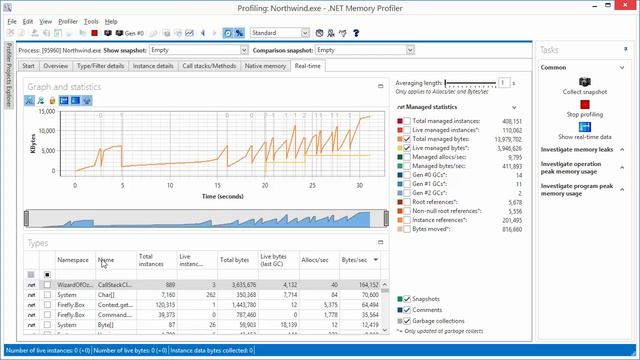 Using .NET Memory Profiler to investigate memory issues смотреть онлайн