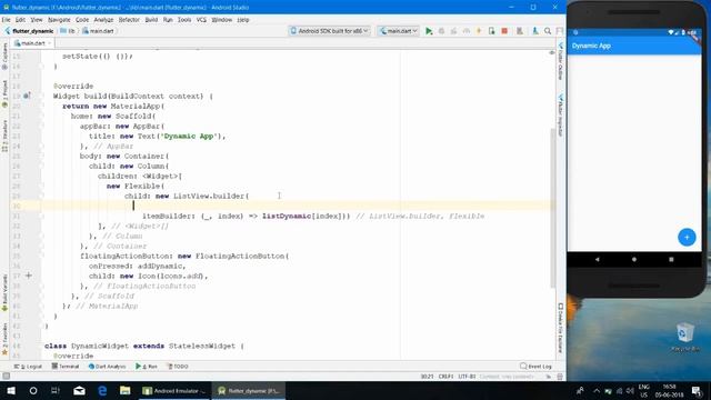 Flutter : Dynamic Widget | Flutter Tutorial by Nitish Kumar Singh смотреть онлайн