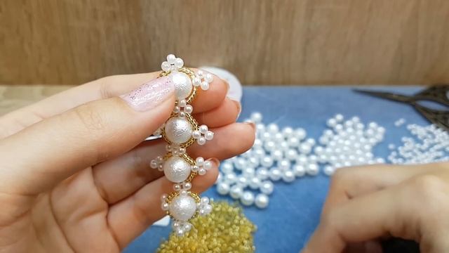 Beaded Pearl Necklace/PEARL Necklace/Beaded necklace/Collar de cuentas/ЖЕМЧУЖНОЕ колье смотреть онлайн