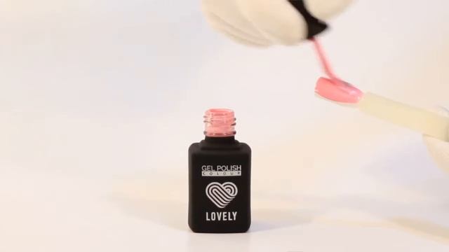 Гель лак Lovely №015 - плотный лиловый цвет гель-лака. Для дизайна ногтей смотреть онлайн