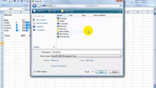 Excel 2007: Converting To Earlier Or Previous Versions Of Excel смотреть онлайн