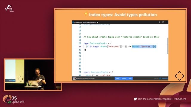 JavaScriptSphere: How to model your crazy data in TypeScript by Michał Michalczuk смотреть онлайн