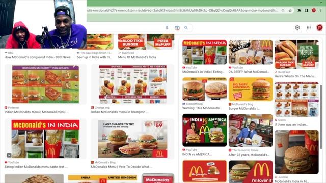 "Ralo, Where's DD?" We React To McDonald's Menu In India смотреть онлайн