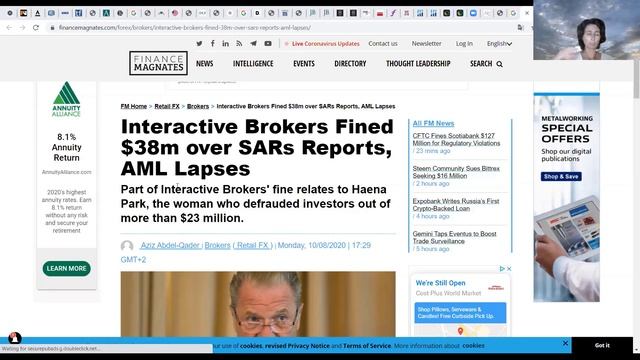 #InteractiveBrokers #IB $IBKR #Russia #AML #интерэктивброкерс #ITA смотреть онлайн