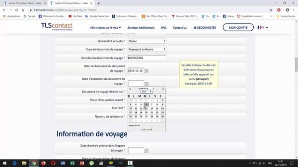 جديد : كيفية حجز موعد لطلب فيزا إيطاليا | Rendez-vous Visa TLSContact Italie