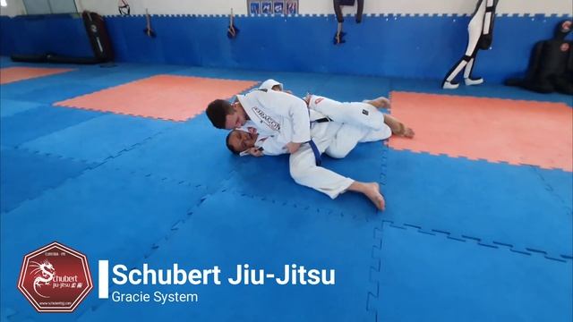 Jiu-Jitsu Judô - Defesa contenção Hon-kesa-gatame - Marcos Schubert - Gracie System смотреть онлайн
