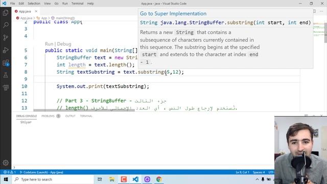 دورة جافا كاملة - حلقة #45 : شرح stringbuffer في الجافا + length + substring смотреть онлайн