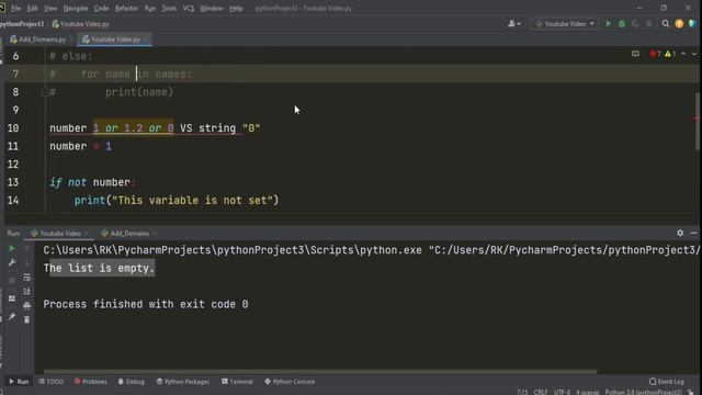 How to check if a list or variable is empty or not? смотреть онлайн