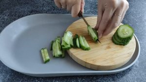 САЛАТ-НАХОДКА| Вкусный салат с зеленым горошком и колбасой