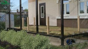 ? Как построить веранду: металлокаркас, террасная доска из лиственницы - 7 дач