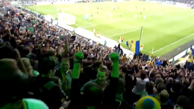 Mirko Boland trifft zum 1:2 in Mönchengladbach смотреть онлайн