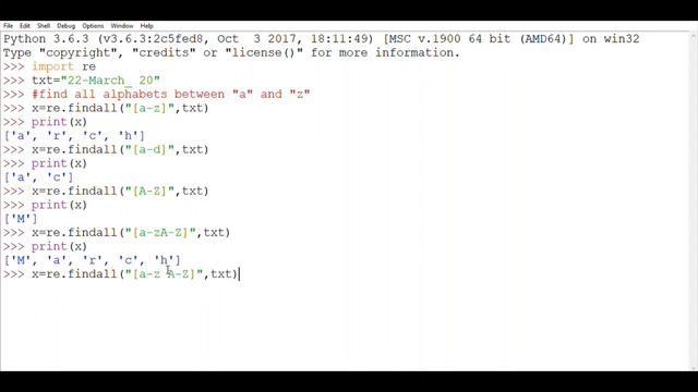 Python Regular Expression - 3 - findall смотреть онлайн