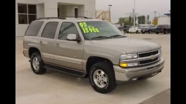2003 CHEVROLET TAHOE LT 4WD Z71 AUTO FOR SALE смотреть онлайн