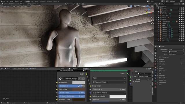 NEW Ambient Grunge Node for Blender! смотреть онлайн