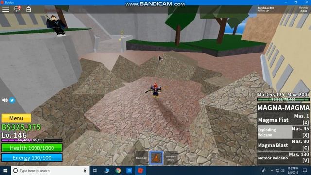 Blox Piece - Roblox - MAGMA FRUIT SHOWCASE ! смотреть онлайн