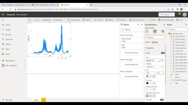 Power BI Training: Uploading data and Creating a Basic Graph смотреть онлайн