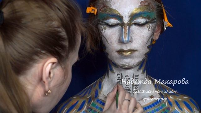 Арт макияж на египетскую тему / Art makeup смотреть онлайн