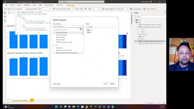 MSHGQM - Better Weighted Average per Category DAX for Microsoft Power BI смотреть онлайн