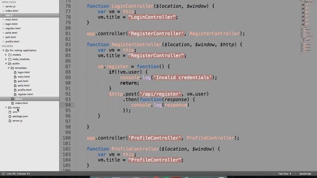 Free Code Camp Back End Development: Voting Application: Part 2 смотреть онлайн