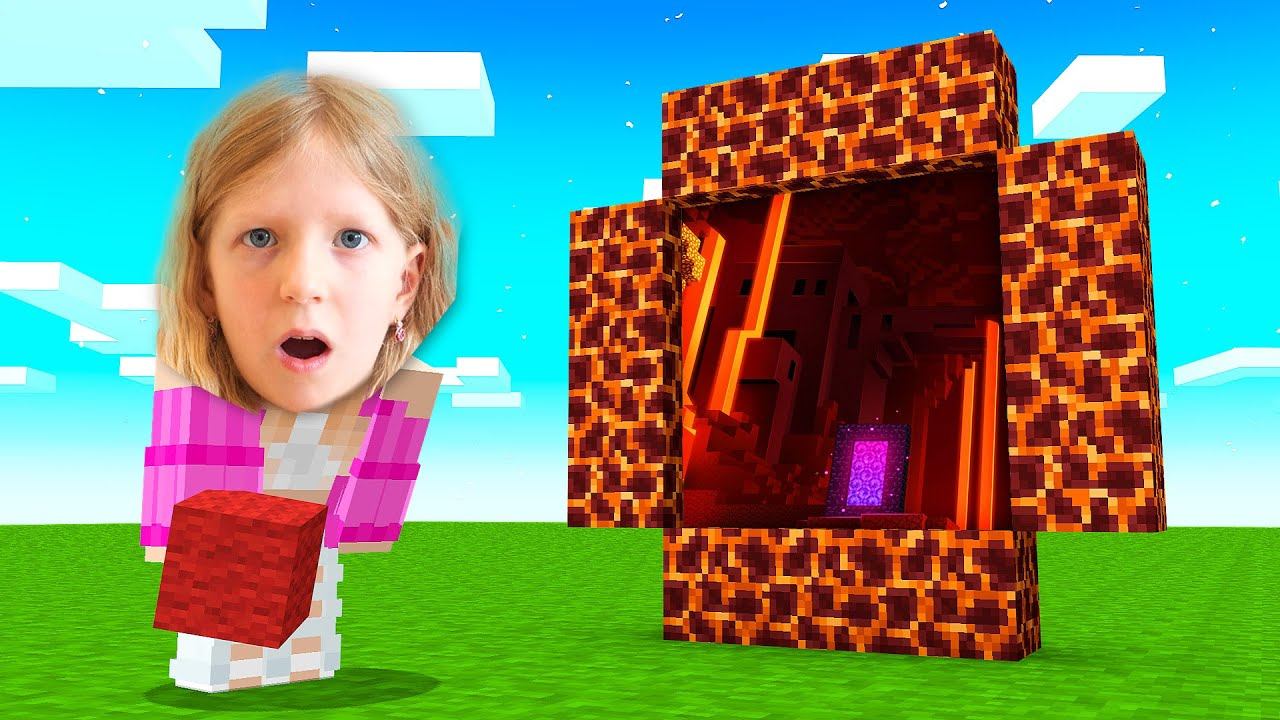 *OMG* ГИГАНТСКИЙ ПОРТАЛ в АД в Майнкрафте! смотреть онлайн