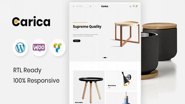 Carica - Furniture Handmade WooCommerce Theme | Themeforest Website Templates and Themes смотреть онлайн