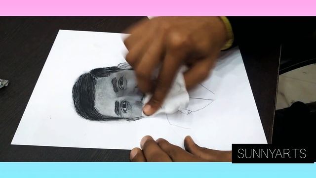 ROUGH SKETCH ONLY IN ( 45 MINUTES) #ORDER WORK | by sunny arts.sin.01 смотреть онлайн
