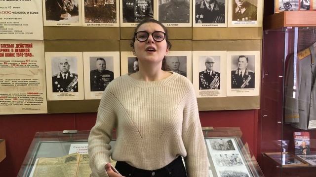 Марина Цветаева "Мой Пушкин" - читает Диана Каблуковская (ГБОУ Школа № 1507) смотреть онлайн