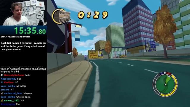 The Simpsons Hit and Run With RPG Elements l Reward Randomizer SHaR Mod (Part 1) смотреть онлайн